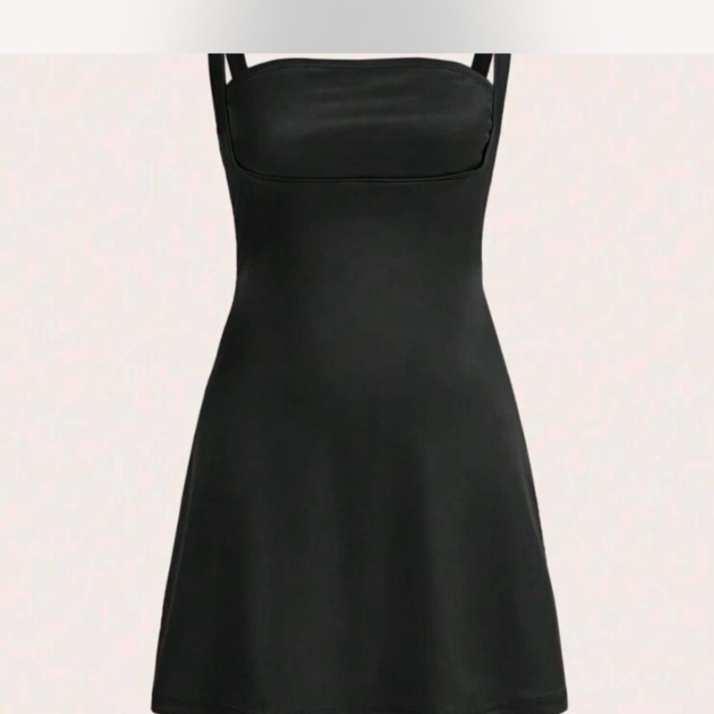 SHEIN Classic Black Mini Dress
